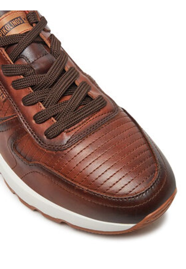 Pikolinos Sneakersy M8R-6239C1 Brązowy. Kolor: brązowy. Materiał: skóra