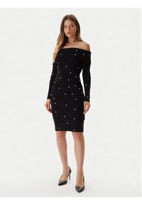 Guess Sukienka dzianinowa W5BK64 Z2YJ2 Czarny Slim Fit. Kolor: czarny. Materiał: syntetyk #3