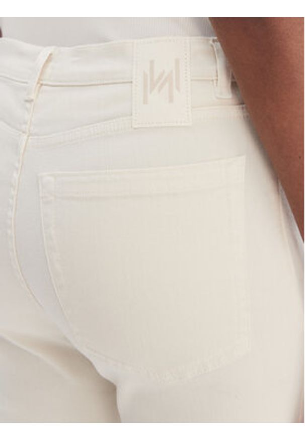 Marella Jeansy Ronco 2613131055 Écru Slim Fit