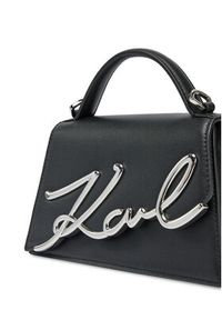 Karl Lagerfeld - KARL LAGERFELD Torebka A1W30038 Czarny. Kolor: czarny. Materiał: skórzane #3