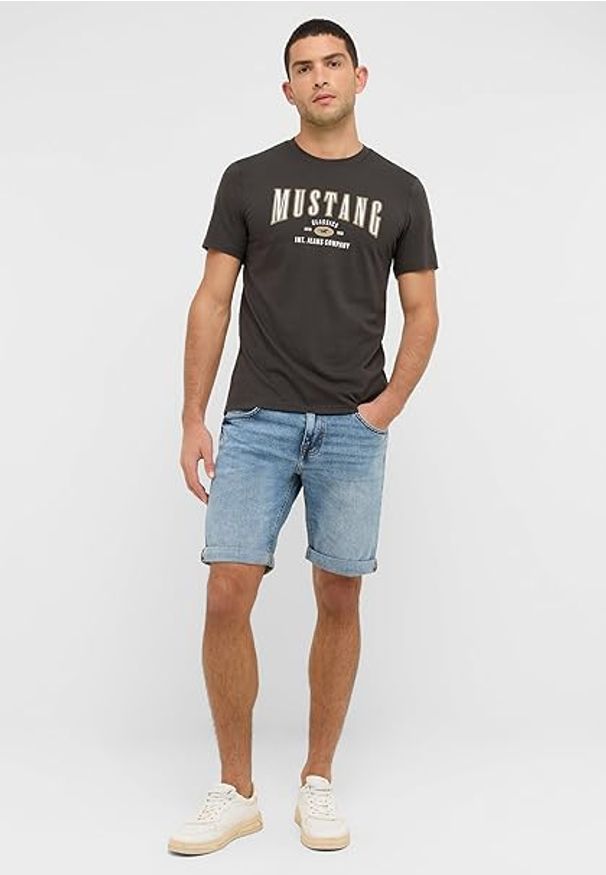 Męskie Szorty Mustang Style Chicago Shorts Z Denim Blue 1016976 5000 202. Materiał: denim