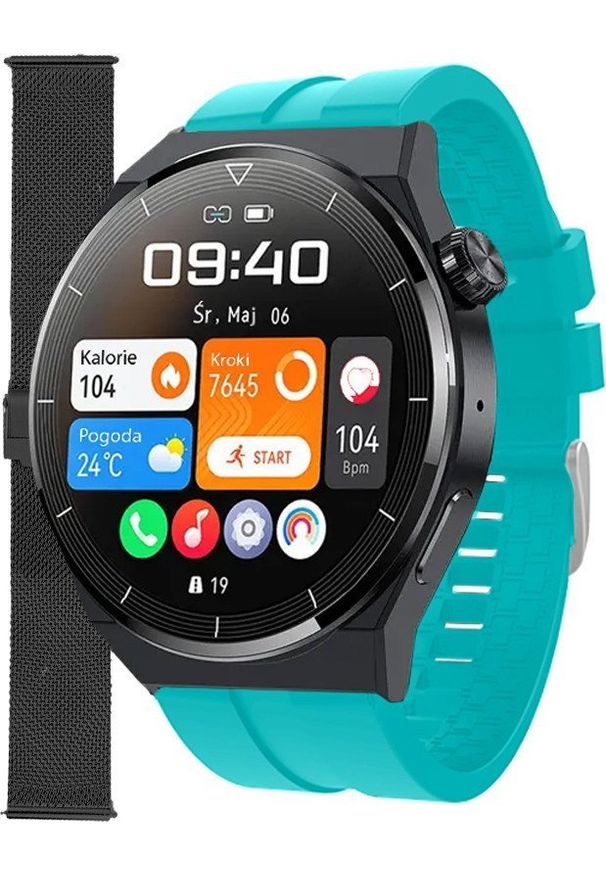 Smartwatch Enter SAT.14.5316.144-SET Niebieski. Rodzaj zegarka: smartwatch. Kolor: niebieski