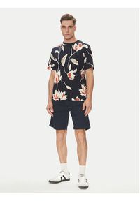 Jack & Jones - Jack&Jones Szorty materiałowe Jaiden 12274968 Granatowy Relaxed Fit. Kolor: niebieski. Materiał: bawełna #3