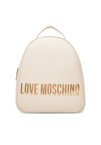 Love Moschino - LOVE MOSCHINO Plecak JC4197PP1NKD0110 Beżowy. Kolor: beżowy. Materiał: skóra