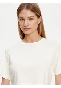 Max Mara T-Shirt 2516941098650 Écru Regular Fit. Materiał: bawełna #4
