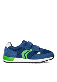 Geox - Sneakersy dziecięce niebieskie GEOX J Alben Boy J159EA 01422 C4165. Kolor: niebieski. Materiał: materiał. Sport: bieganie
