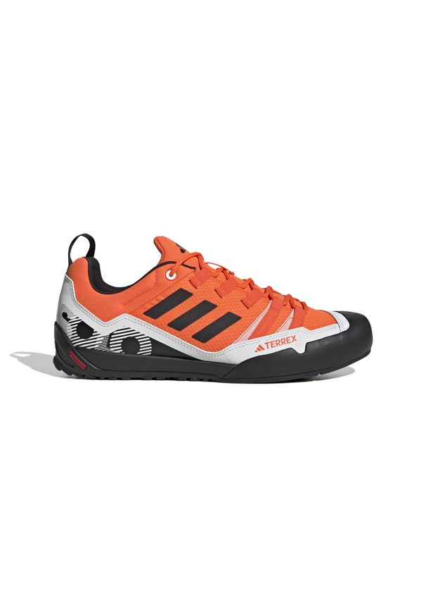 Adidas - Buty trekkingowe adidas Terrex Swift Solo 2.0. Kolor: czarny, wielokolorowy, pomarańczowy. Materiał: materiał
