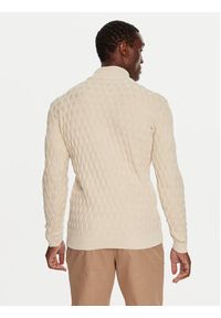 INDICODE Sweter Inaldom 35-822 Écru Regular Fit. Materiał: bawełna