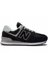 New Balance - Buty na co dzień męskie NEW BALANCE 574 skóra. Okazja: na co dzień. Zapięcie: sznurówki. Kolor: czarny. Materiał: skóra, materiał. Szerokość cholewki: normalna. Model: New Balance 574. Sport: turystyka piesza