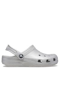 Crocs Klapki Classic Glitter Clog K 206993 Srebrny. Kolor: srebrny #1