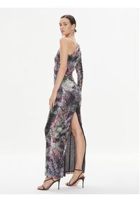 Just Cavalli Sukienka wieczorowa 75PAO946 Kolorowy Slim Fit. Materiał: syntetyk. Wzór: kolorowy. Styl: wizytowy