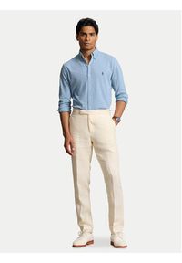 Polo Ralph Lauren Koszula 710654408131 Błękitny Regular Fit. Typ kołnierza: polo. Kolor: niebieski. Materiał: bawełna #3