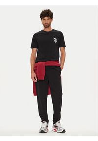 U.S. Polo Assn. T-Shirt MUP4367 Czarny Regular Fit. Typ kołnierza: polo. Kolor: czarny. Materiał: bawełna #3