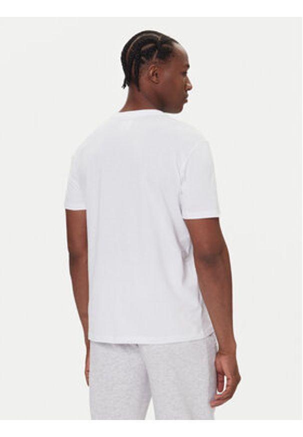 Kappa T-Shirt Authentic 361N6QW Biały Regular Fit. Kolor: biały. Materiał: bawełna