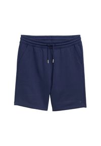 Tom Tailor Denim Szorty sportowe 1045584 Granatowy Regular Fit. Kolor: niebieski. Materiał: bawełna. Styl: sportowy