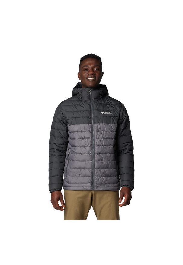 columbia - Kurtka puchowa męska Columbia Powder Lite II Hooded. Typ kołnierza: kaptur. Kolor: szary. Materiał: puch. Sport: turystyka piesza
