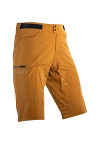 Spodenki rowerowe (+spodenki kolarskie z pampersem w zestawie) LEATT Shorts MTB. Kolor: brązowy. Sport: kolarstwo
