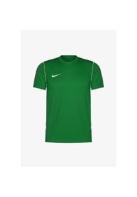 Koszulka treningowa męska Nike Park 20. Kolor: zielony. Długość rękawa: krótki rękaw. Długość: krótkie. Sport: piłka nożna