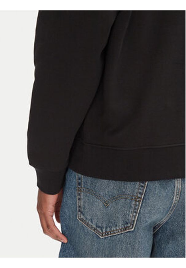 Calvin Klein Jeans Bluza LV04RC273G Czarny Regular Fit. Kolor: czarny. Materiał: bawełna