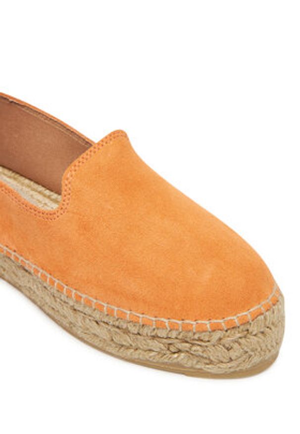 Manebi Espadryle R 7.8 D0 Pomarańczowy. Kolor: pomarańczowy. Materiał: zamsz, skóra
