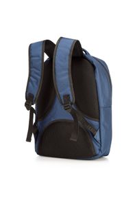 Wittchen - Plecak podróżny z kieszenią na laptopa basic. Kolor: niebieski. Materiał: poliester. Wzór: haft. Styl: casual #4