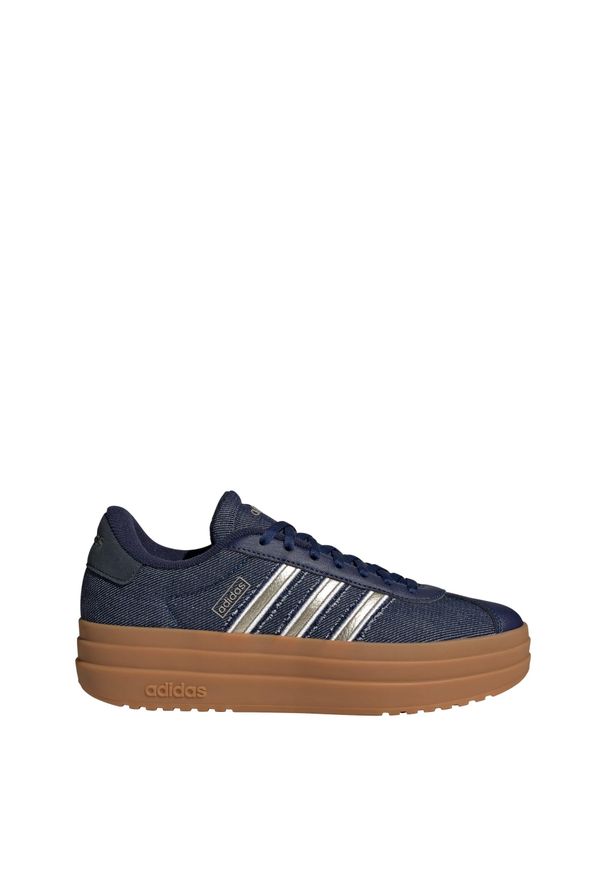 Adidas - Buty VL Court Bold. Kolor: fioletowy, szary, niebieski, wielokolorowy