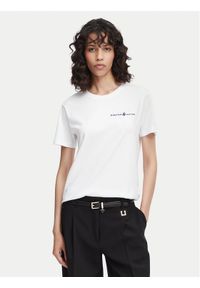 Beverly Hills Polo Club T-Shirt P-SS26W-TS085 Biały Regular Fit. Typ kołnierza: polo. Kolor: biały. Materiał: bawełna #1