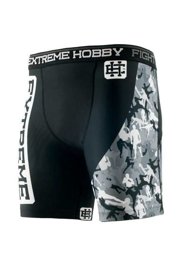 Spodenki Vale Tudo do MMA męskie EXTREME HOBBY COMBAT GAME. Kolor: czarny. Materiał: poliester, elastan