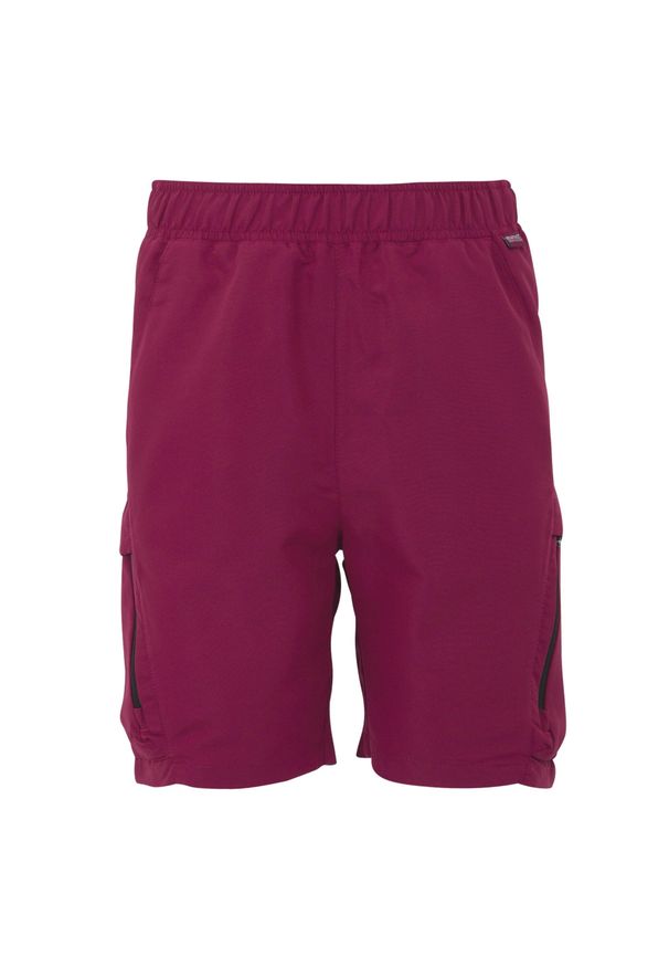 Regatta - Shorty Dziecięce Sorcer III. Kolor: czerwony, brązowy, wielokolorowy. Styl: sportowy. Sport: turystyka piesza