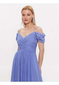 Luisa Spagnoli Sukienka koktajlowa Palagio 539672 Niebieski Regular Fit. Kolor: niebieski. Materiał: jedwab. Styl: wizytowy #2