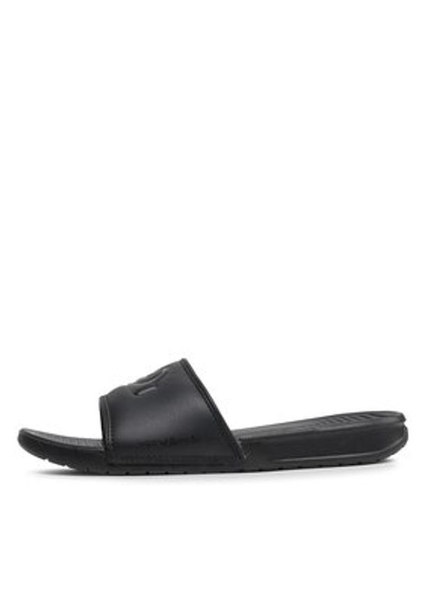 Quiksilver Klapki AQYL100956 Czarny. Kolor: czarny. Materiał: skóra
