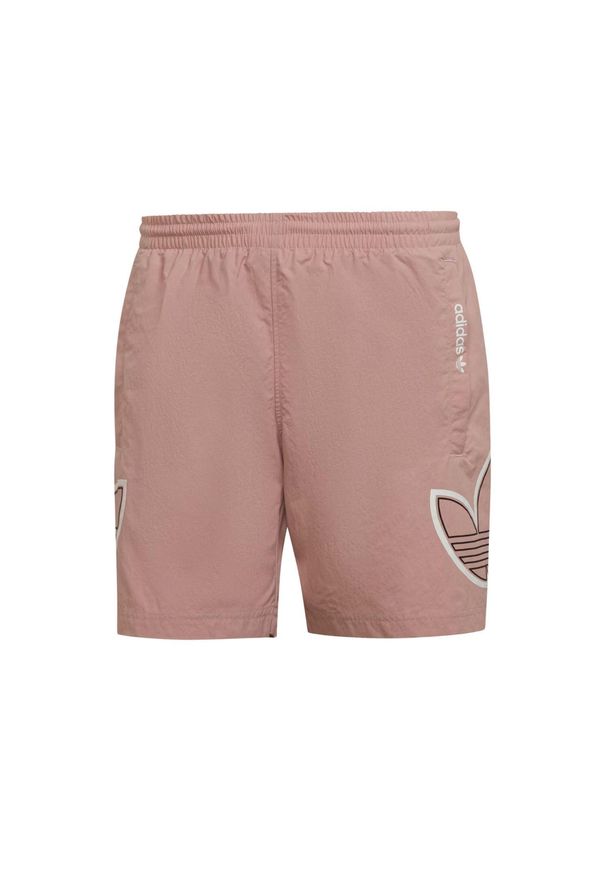 Spodenki kąpielowe męskie Adidas SPRT Swim Shorts. Kolor: różowy. Materiał: poliester