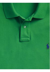 Polo Ralph Lauren Polo 710782592017 Zielony Custom Slim Fit. Typ kołnierza: polo. Kolor: zielony. Materiał: bawełna #3