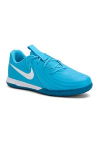 Buty piłkarskie dziecięce Nike Phantom GX II Academy IC. Kolor: niebieski. Sport: piłka nożna