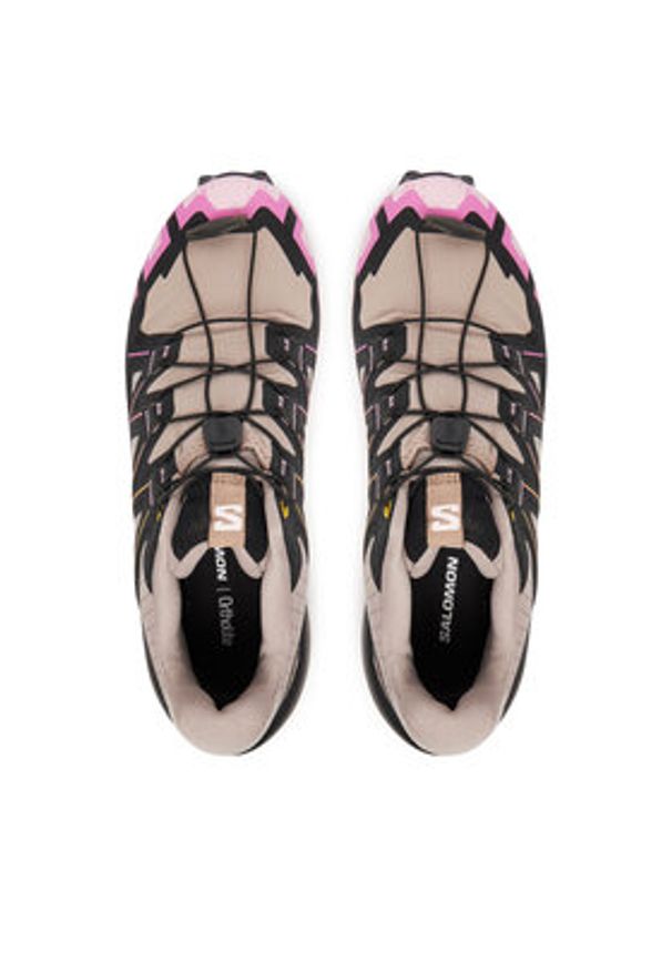 salomon - Salomon Buty do biegania Speedcross 6 L47980800 Beżowy. Kolor: beżowy. Materiał: materiał. Model: Salomon Speedcross