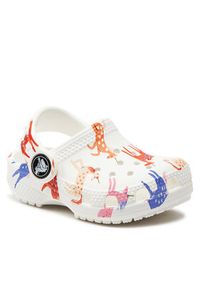 Crocs Klapki Classic Character Print Clog T 209697 Biały. Kolor: biały. Wzór: nadruk #4