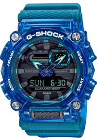 Zegarek sportowy G-SHOCK Casio G-Shock GA-900SKL-2AER 200m niebieski. Kolor: niebieski. Styl: sportowy #1