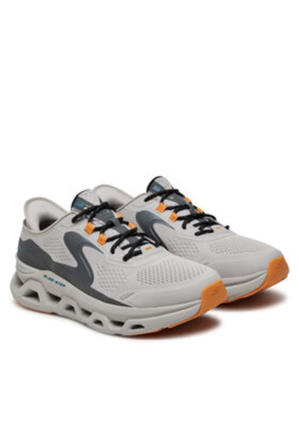 skechers - Skechers Sneakersy 232921/GYCC Szary. Kolor: szary. Materiał: materiał