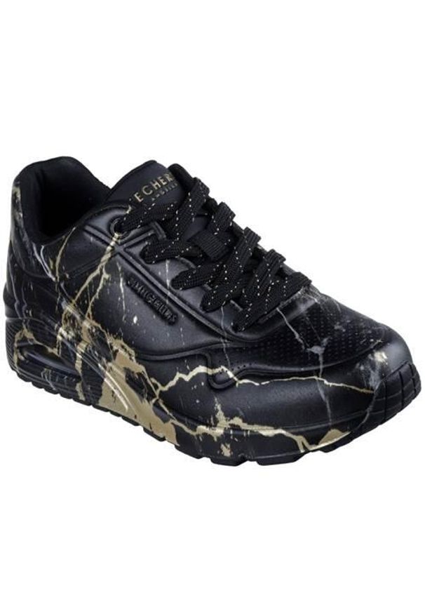 skechers - Buty do chodzenia damskie Skechers Street Uno. Kolor: wielokolorowy. Materiał: syntetyk, materiał. Szerokość cholewki: normalna. Sport: turystyka piesza