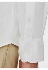 Pako Lorente - PAKO LORENTE – Biała bawełniana koszula męska. Kolor: niebieski, biały. Materiał: bawełna. Długość rękawa: długi rękaw. Długość: długie. Styl: elegancki #2