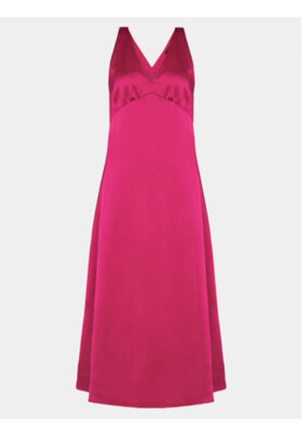 Weekend Max Mara Sukienka koktajlowa Gambero 2415231012 Różowy Regular Fit. Kolor: różowy. Materiał: syntetyk. Styl: wizytowy