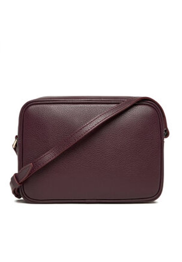 Patrizia Pepe Torebka CB8985/L001-M536 Bordowy. Kolor: czerwony. Materiał: skórzane