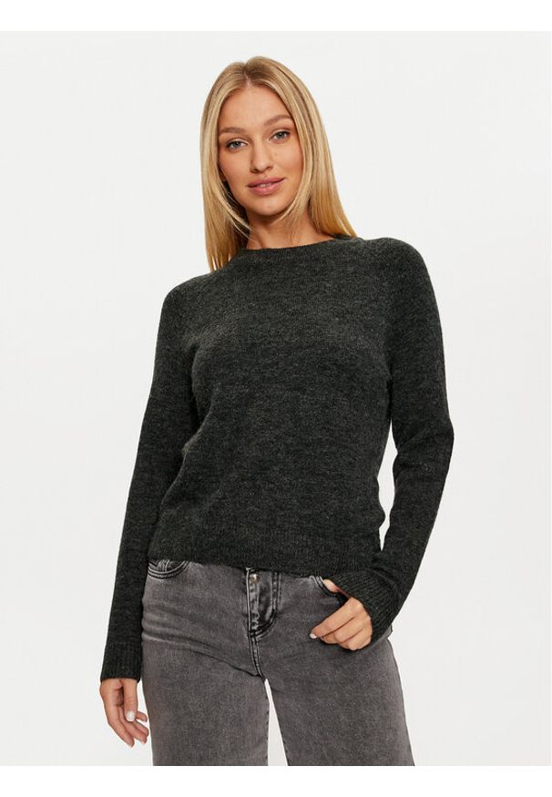 Vero Moda Sweter Filuca 10298674 Szary Regular Fit. Kolor: szary. Materiał: syntetyk