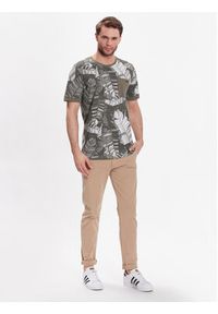 Lindbergh T-Shirt 30-420143 Zielony Relaxed Fit. Kolor: zielony. Materiał: bawełna