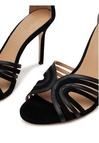 Lauren Ralph Lauren - LAUREN RALPH LAUREN Sandały Allie 802966856003 Czarny. Kolor: czarny. Materiał: skóra #3