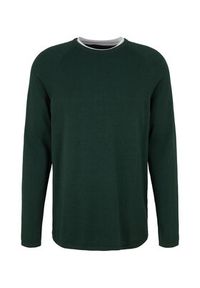Tom Tailor Denim Sweter 1033335 Zielony Regular Fit. Kolor: zielony. Materiał: denim, bawełna