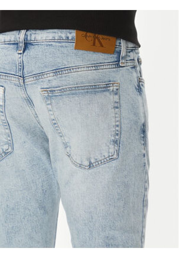 Calvin Klein Jeans Jeansy J30J327155 Niebieski Slim Fit. Kolor: niebieski