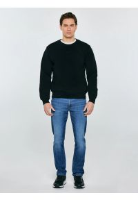 Big-Star - Sneakersy męskie czarne RR174361 906. Okazja: na co dzień. Kolor: czarny. Materiał: syntetyk, materiał. Wzór: napisy #4