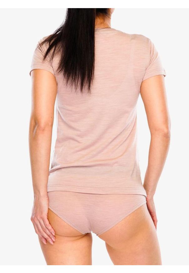 SENSOR - Koszulka merino damska Sensor Merino Air Hills SS Tee. Kolor: różowy