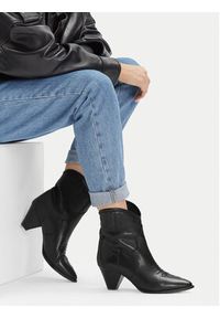 Badura Kowbojki EO-APRIL-25FW217 Czarny. Kolor: czarny. Materiał: zamsz, skóra #6